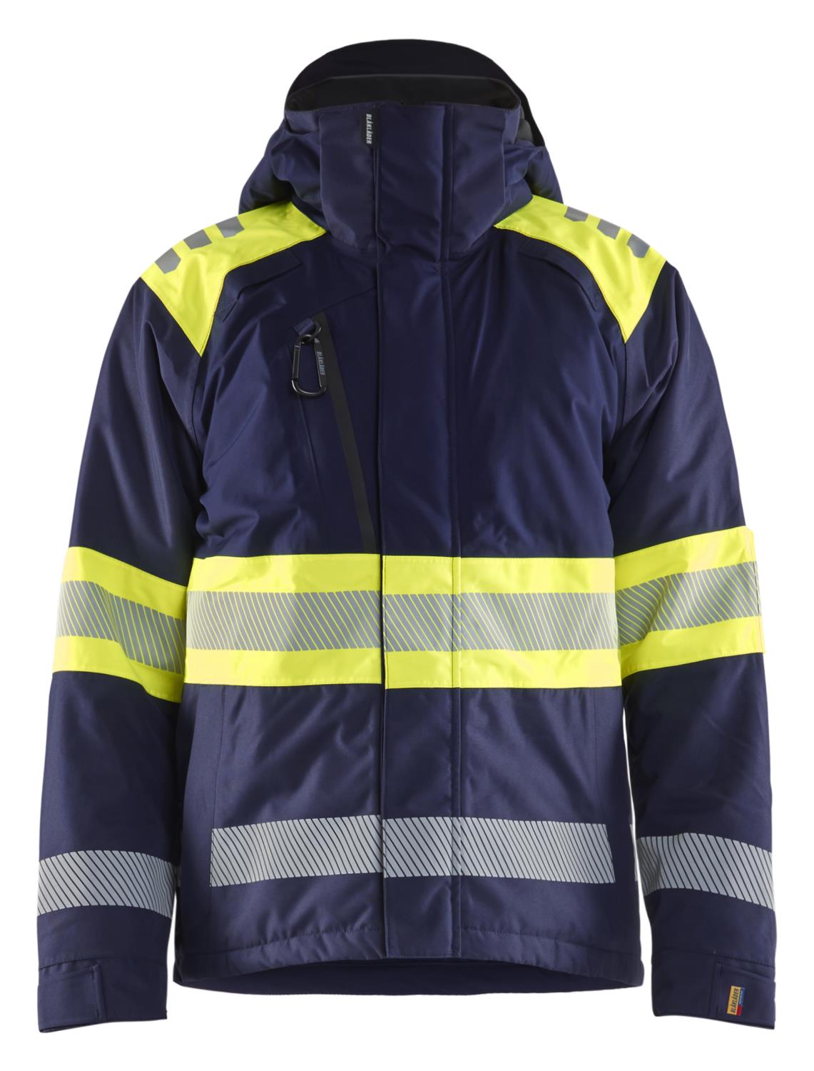 Hi-Vis winter jacket class1 Marineblå/Gul