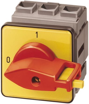 3 + N Pole Panel Mount Non Fused Isolator Switch, 16 A, 7.5 kW, IP65