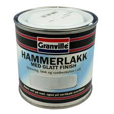 GRANVILLE METALL LAKK GRÅ 250ML.GL.OVER
