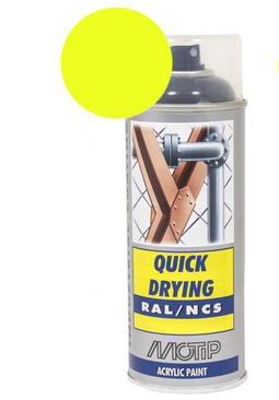 Motip spraylakk, gul, RAL1018, 400ml