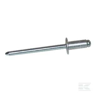 Popnagle alu/stål 6,4x30 gripeområde 21,0–25,0 mm