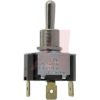 Switch, Panel Mount, (On)-Off-(On), SPST, Tab Terminal, 250V ac
