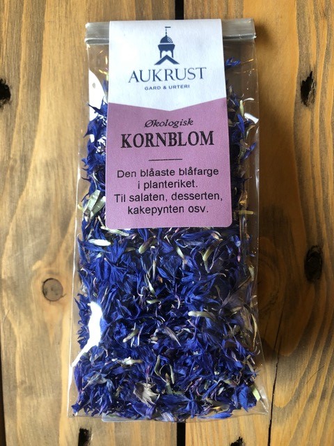 Aukrust kornblom blå