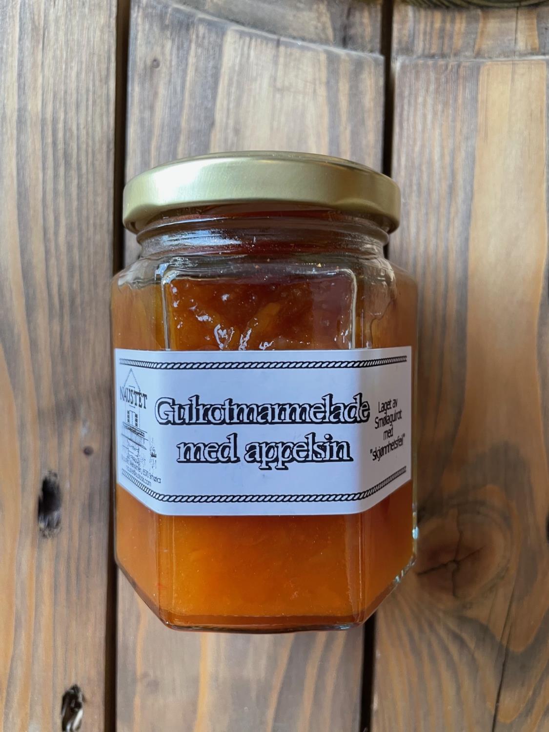 Naustet gulrotmarmelade m/ appelsin