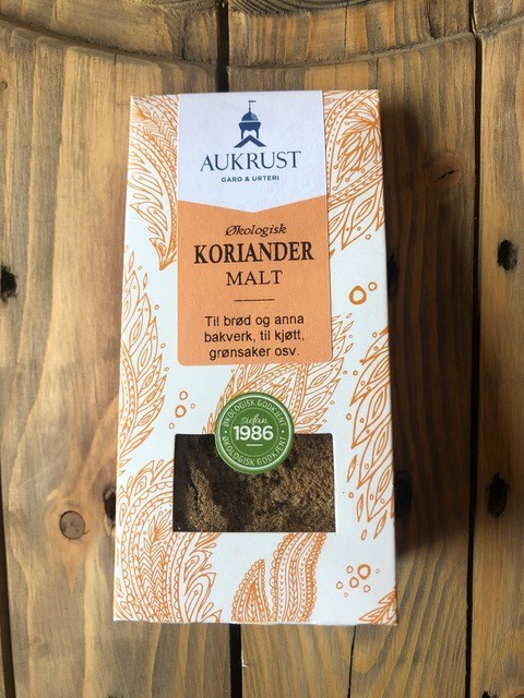 Aukrust korianderfrø malt