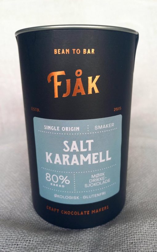 Fjåk drikkesjokolade 70% salt karamell