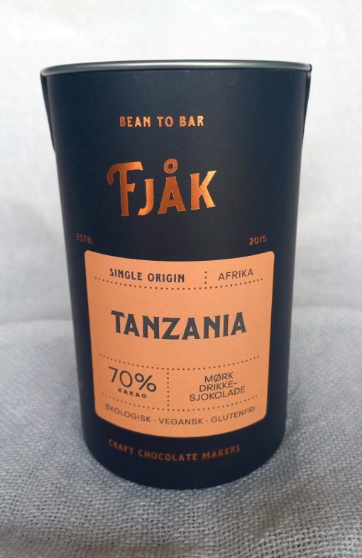 Fjåk drikkesjokolade 70% Tanzania