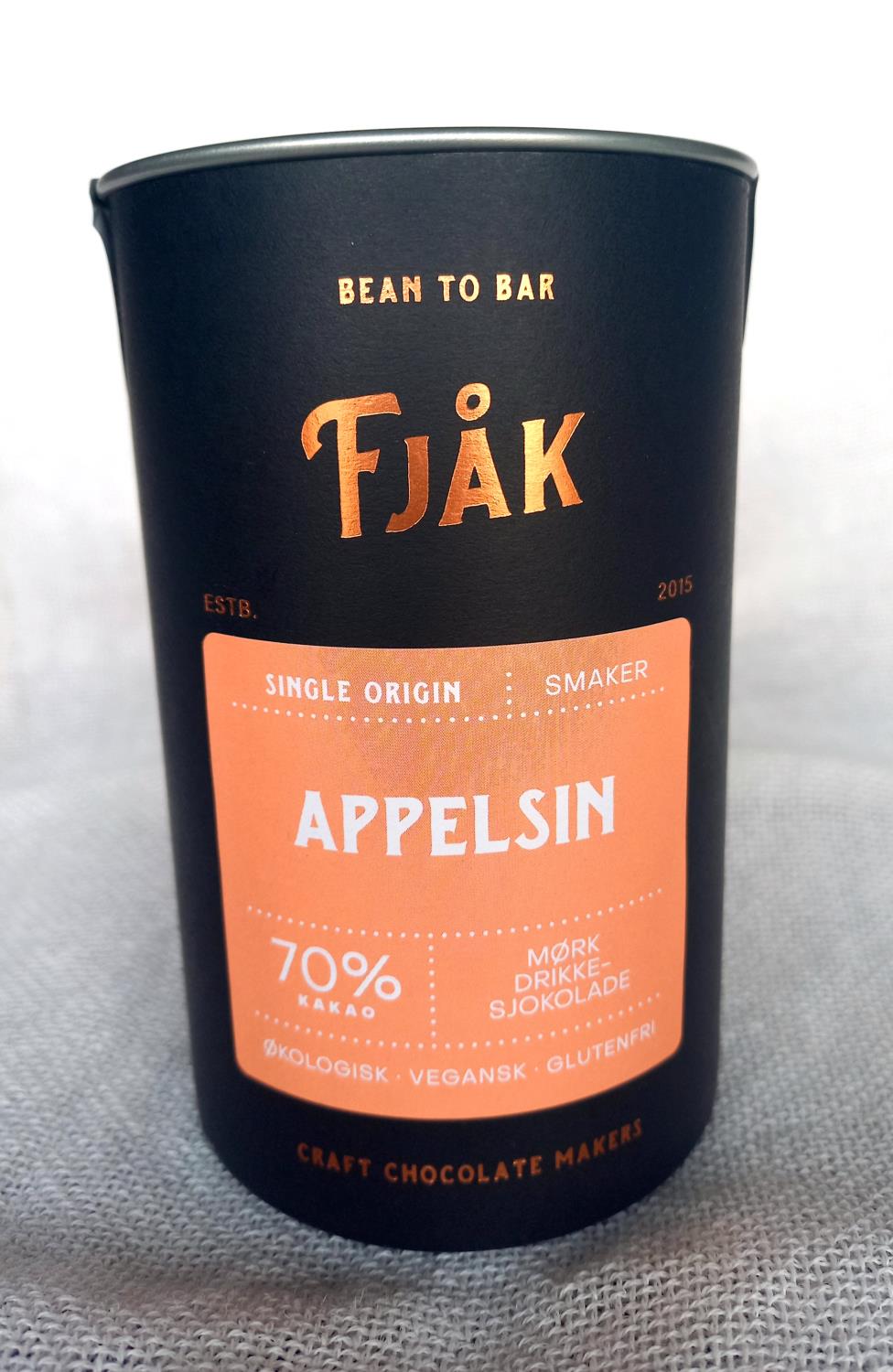 Fjåk drikkesjokolade appelsin