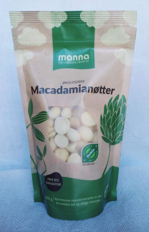 Manna Macadamianøtter 200g