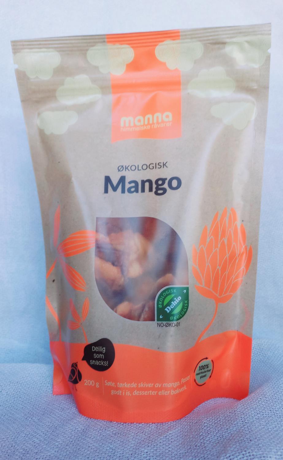 Manna tørka mango 200 g