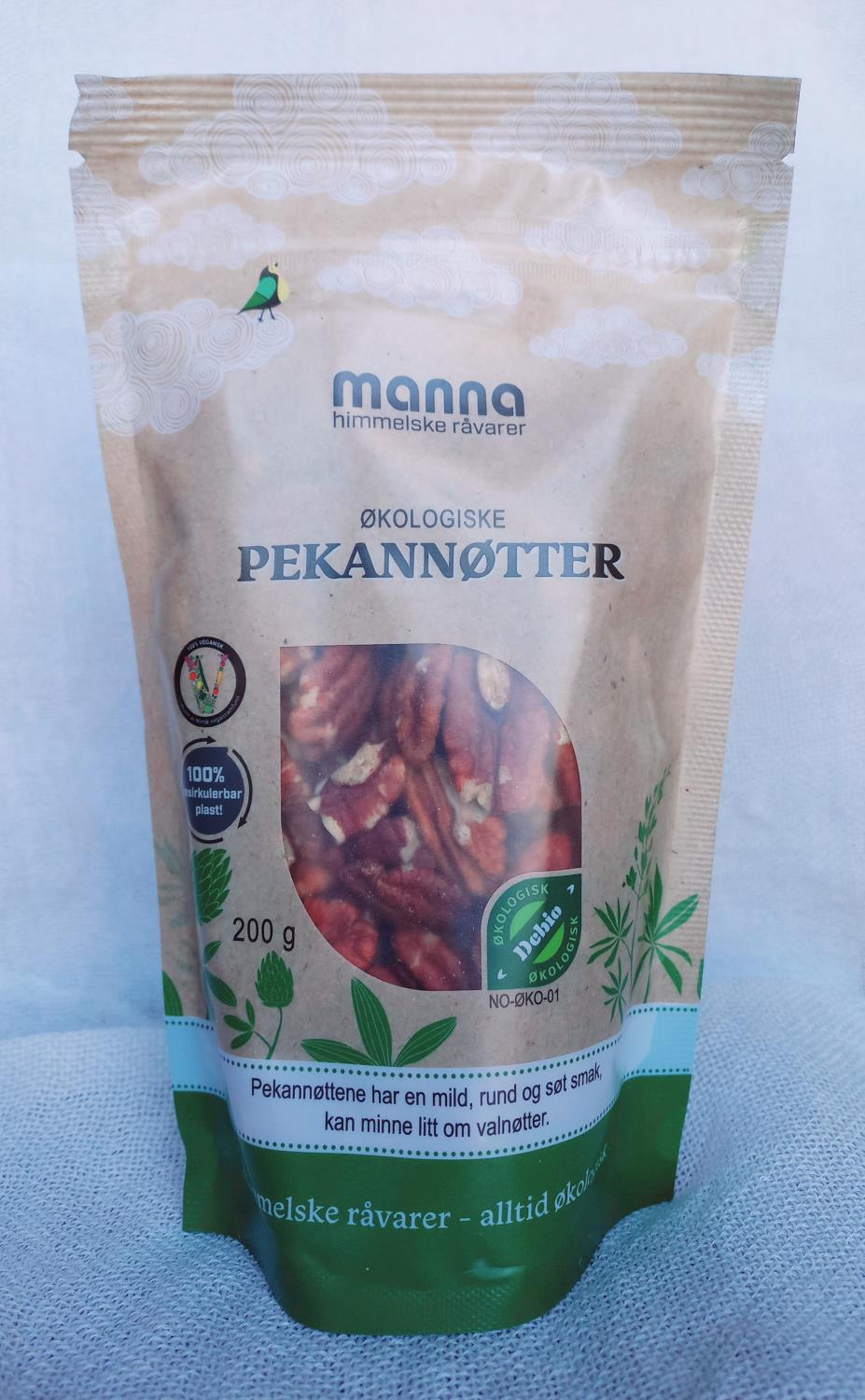 Manna pekannøtter 200g