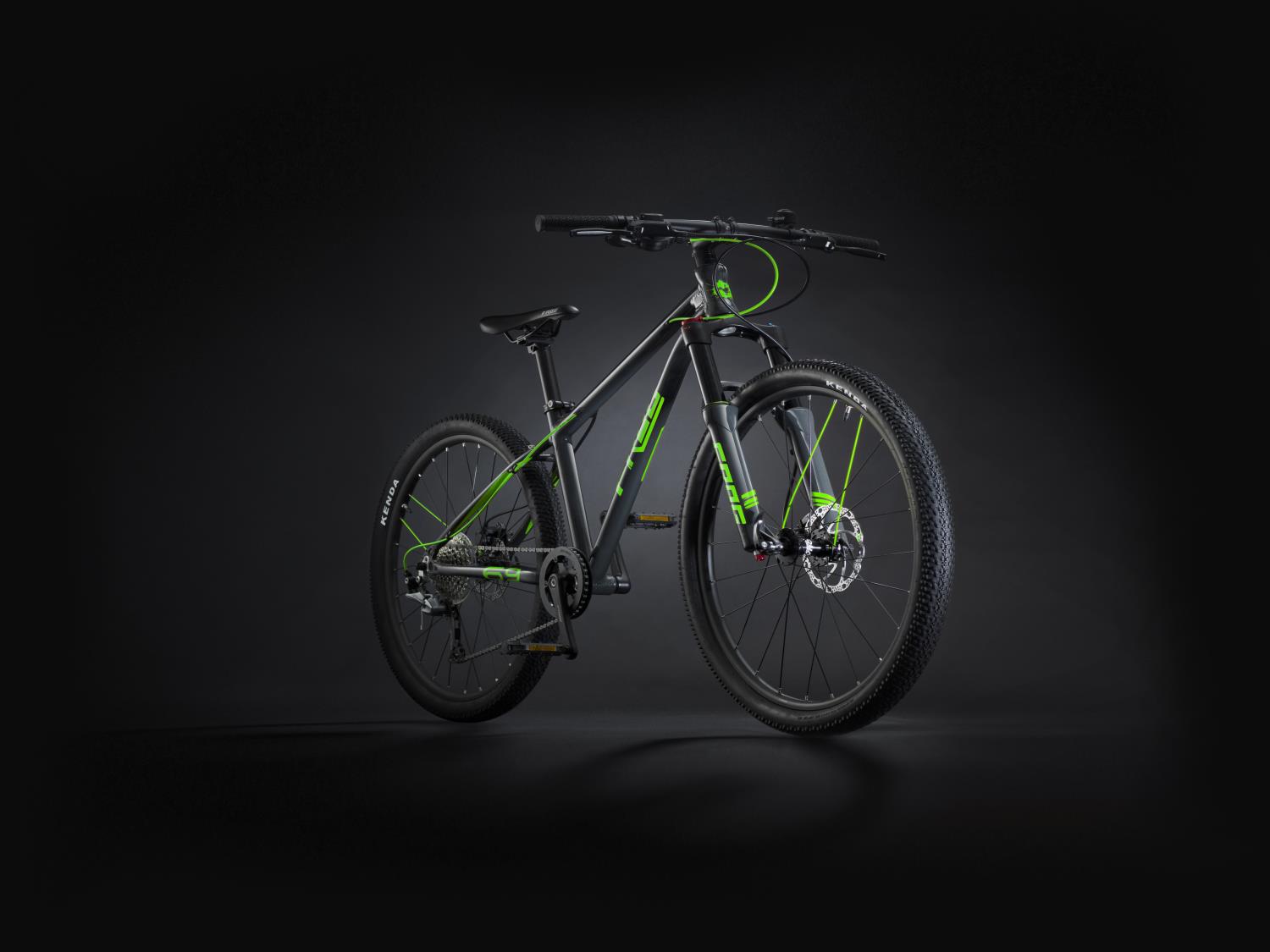 Frog MTB 69 Metallic Grey / Neon Green