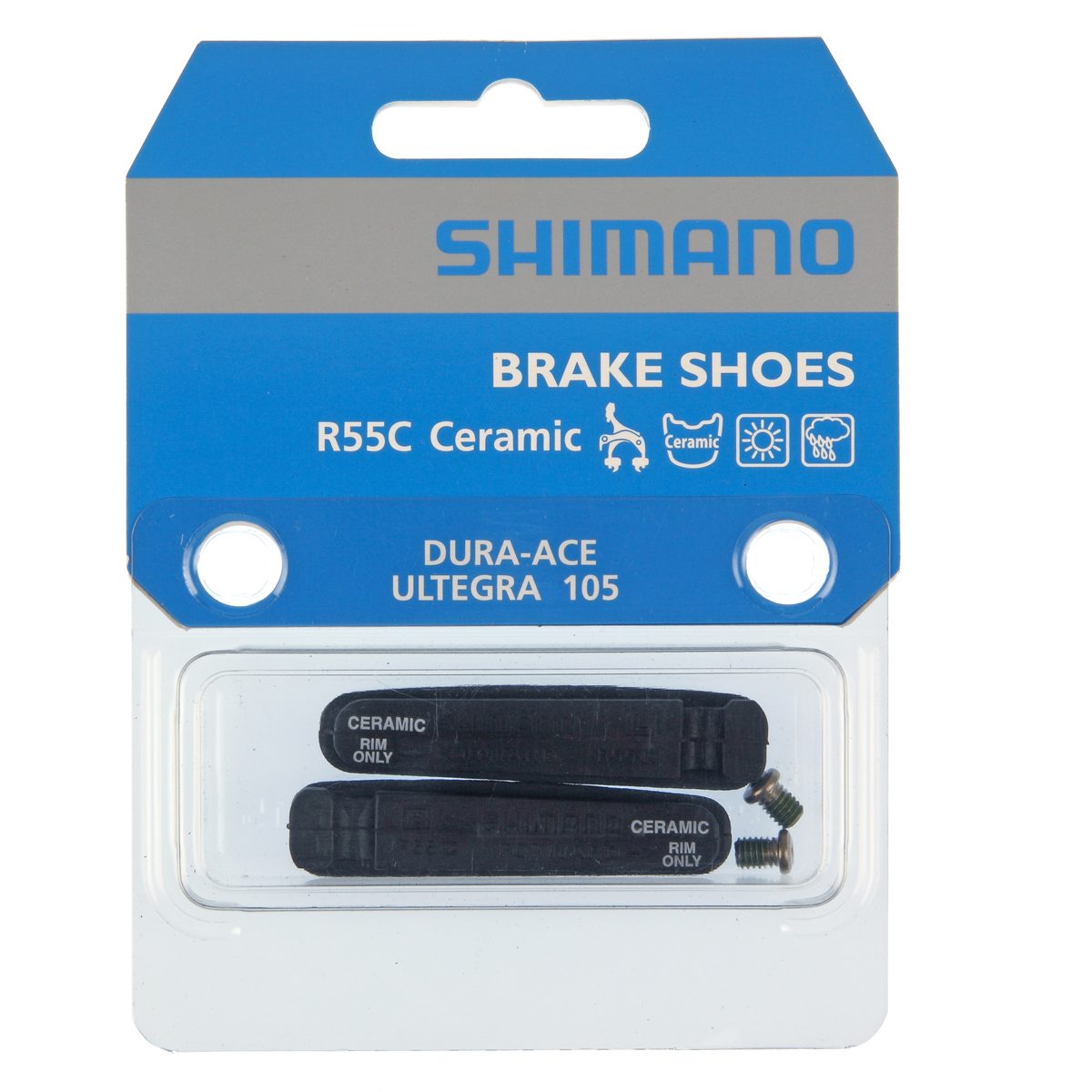 Shimano Bremsekloss Dura Ace Ceramic 55mm cartridge pads