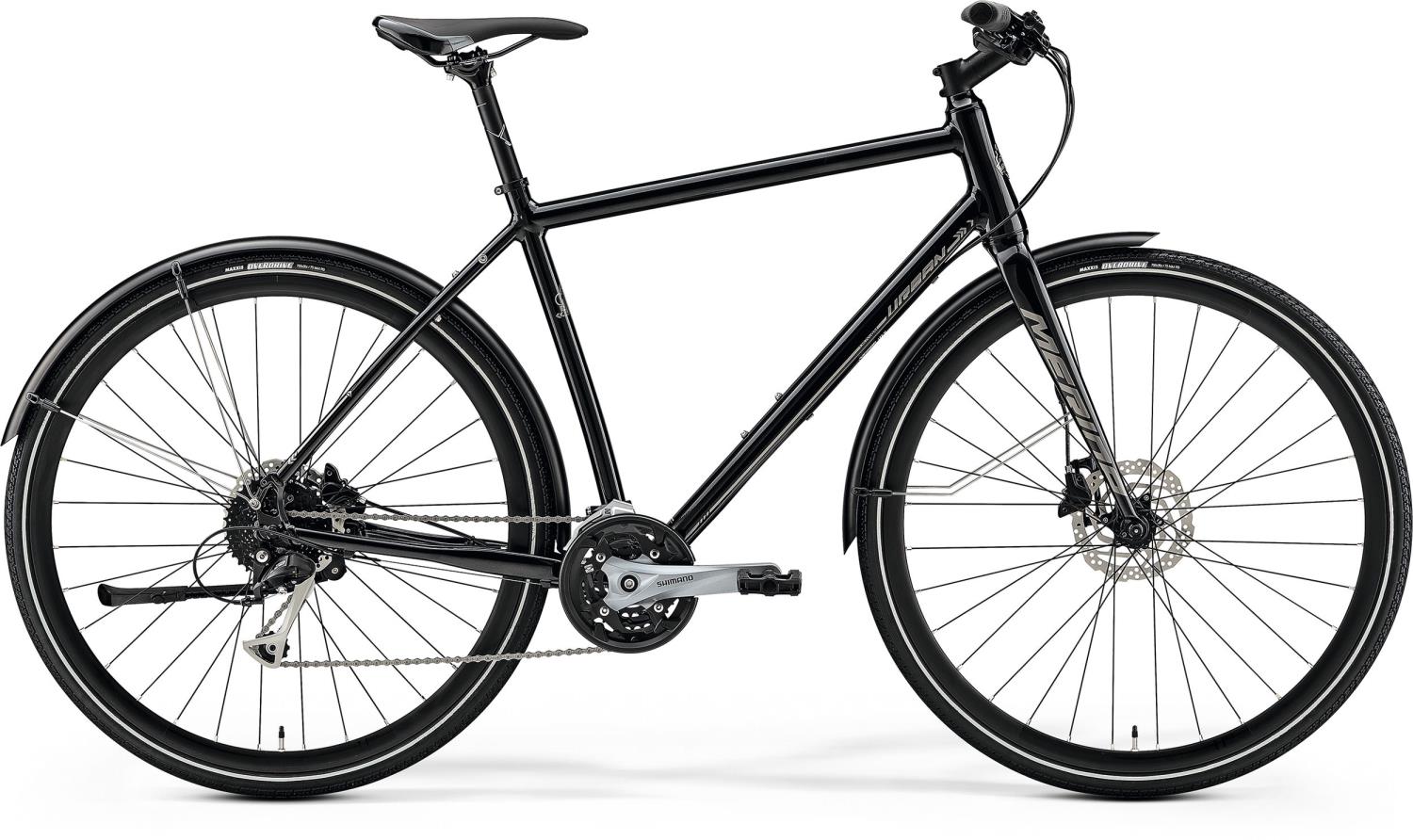 Merida Crossway Urban 100 XXS 41CM Glossy Black/Silver