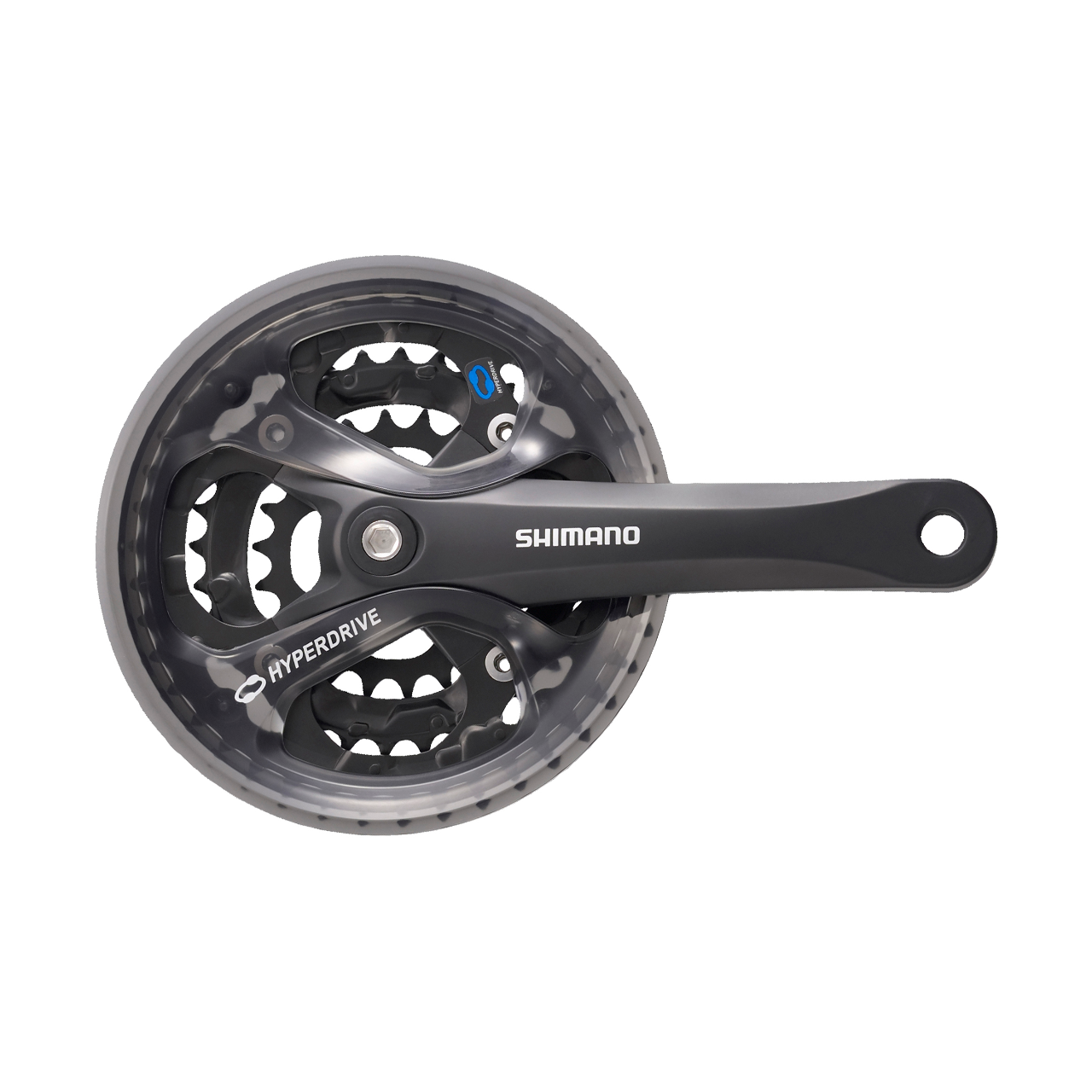 Shimano kranksett Altus 175 48T svart 9-delt for 123mm firkantaksling