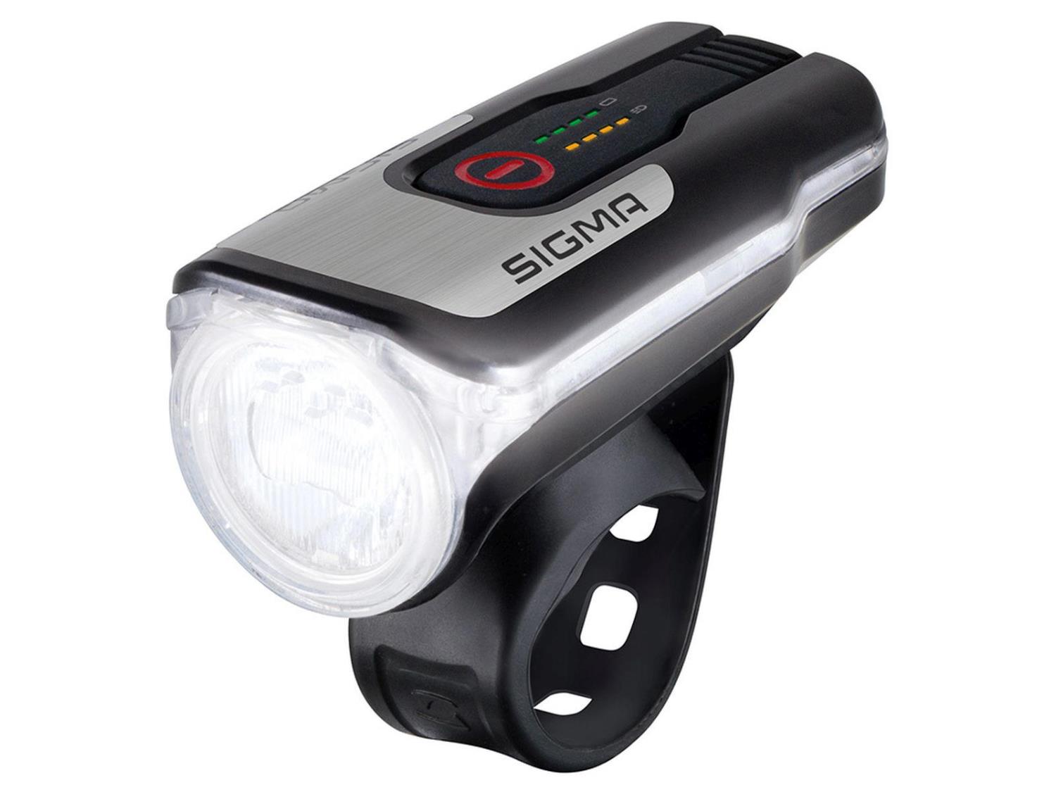 SIGMA Front light Aura 80 USB Black/ silver