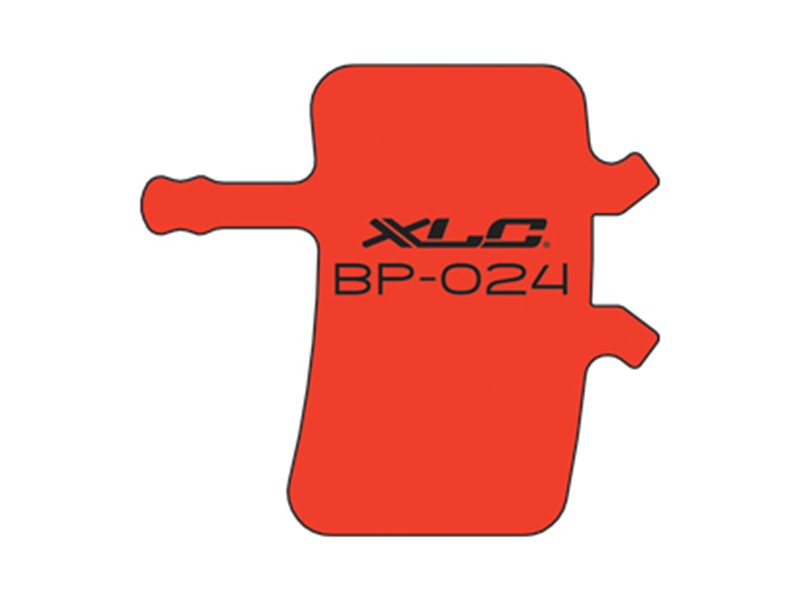 XLC Disc brake pad BP-O24 For Avid Juicy 3/5, Ult. Organic pad Steel plate 1 set (2 pads)