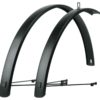 SKS Mudguard Edge AL 46 Front and rear 28" Black