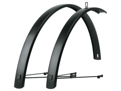 SKS Mudguard Edge AL 46 Front and rear 28" Black