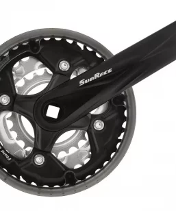 SunRace M500 7/8-Delt Krankarmsett 24-34-42, 170mm, firkant, 68/127