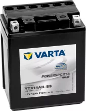VARTA AGM MC Batteri 12V 12AH 210CCA 134x89x166mm +venstre YTX14AH-BS
