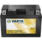 VARTA AGM MC Batteri 12V 11AH 160CCA 150x88x105mm +venstre YT12A-BS