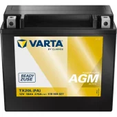 VARTA AGM MC Batteri 12V 18AH 270CCA (175x87x154mm) +høyre YTX20L (FA)