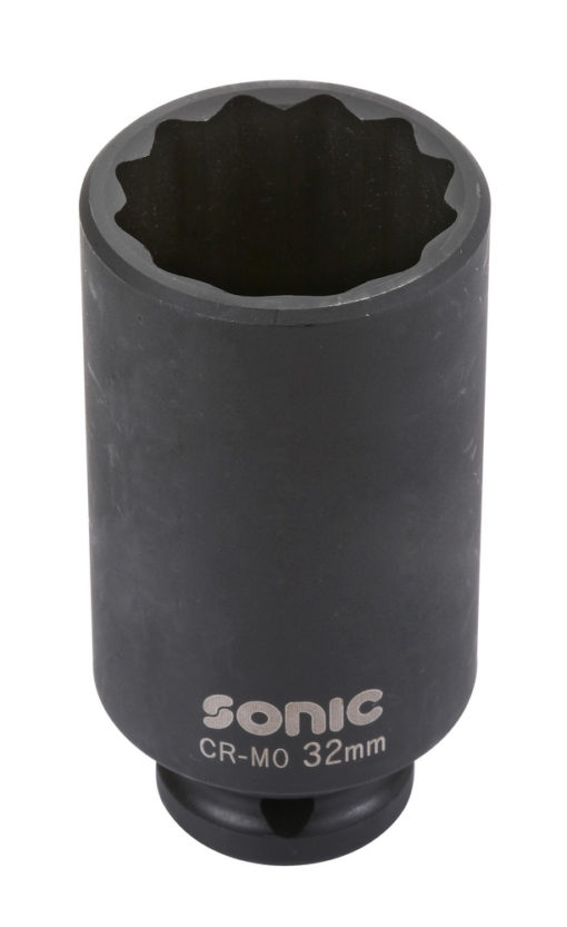 Kraftpipe ½" 12-kant Lang 34mm Sonic