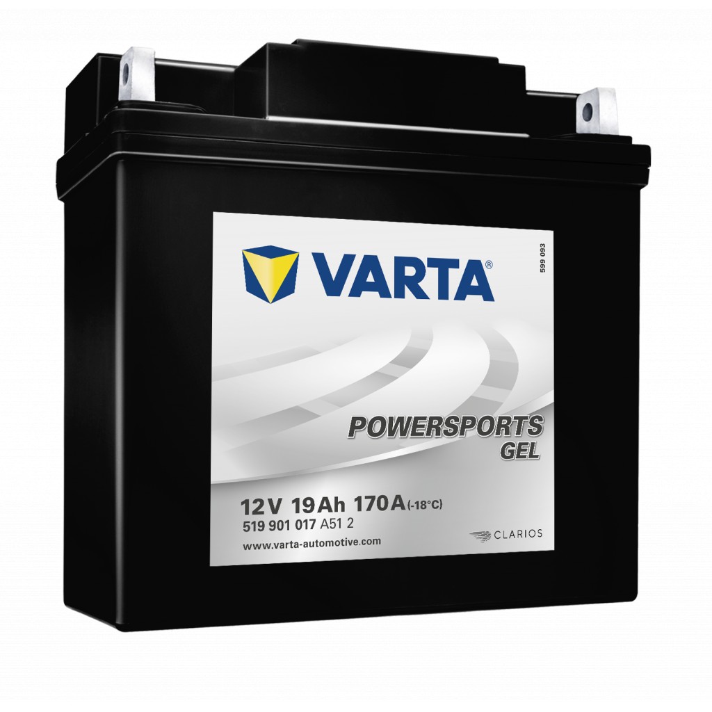 VARTA GEL MC Batteri 12V 19AH 170CCA 186x82x173mm +høyre