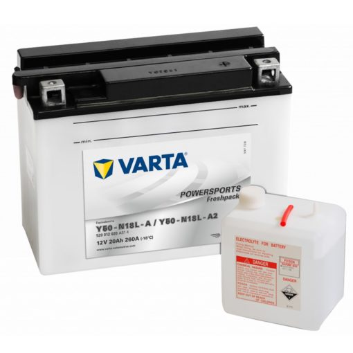 VARTA MC Batteri 12V 20AH 260CCA 207x92x164mm +høyre Y50-N18L-A