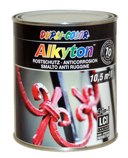 Motip alkyton rusthindrende maling, rød, RAL3000, 750ml