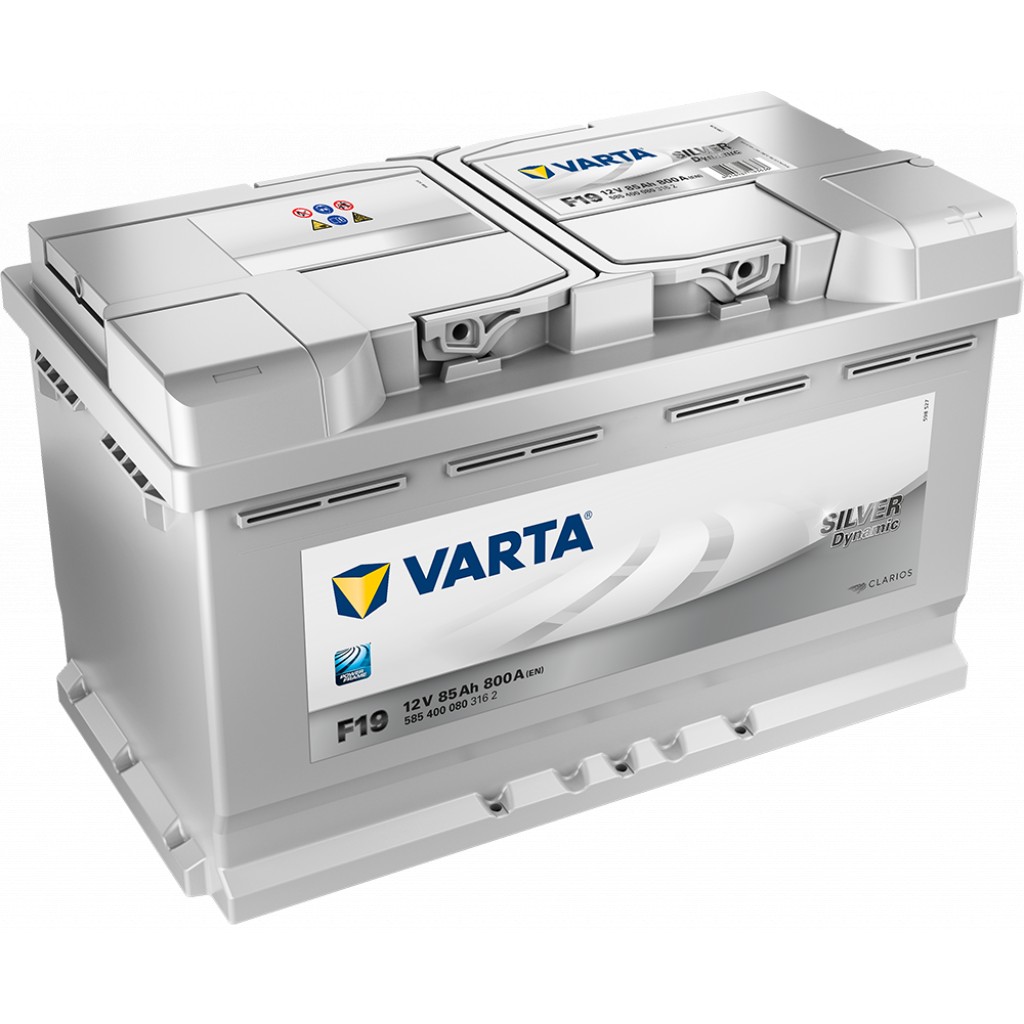 VARTA Silver Dynamic Batteri 12V 85AH 800CCA 315x175x190/190mm +høyre F19