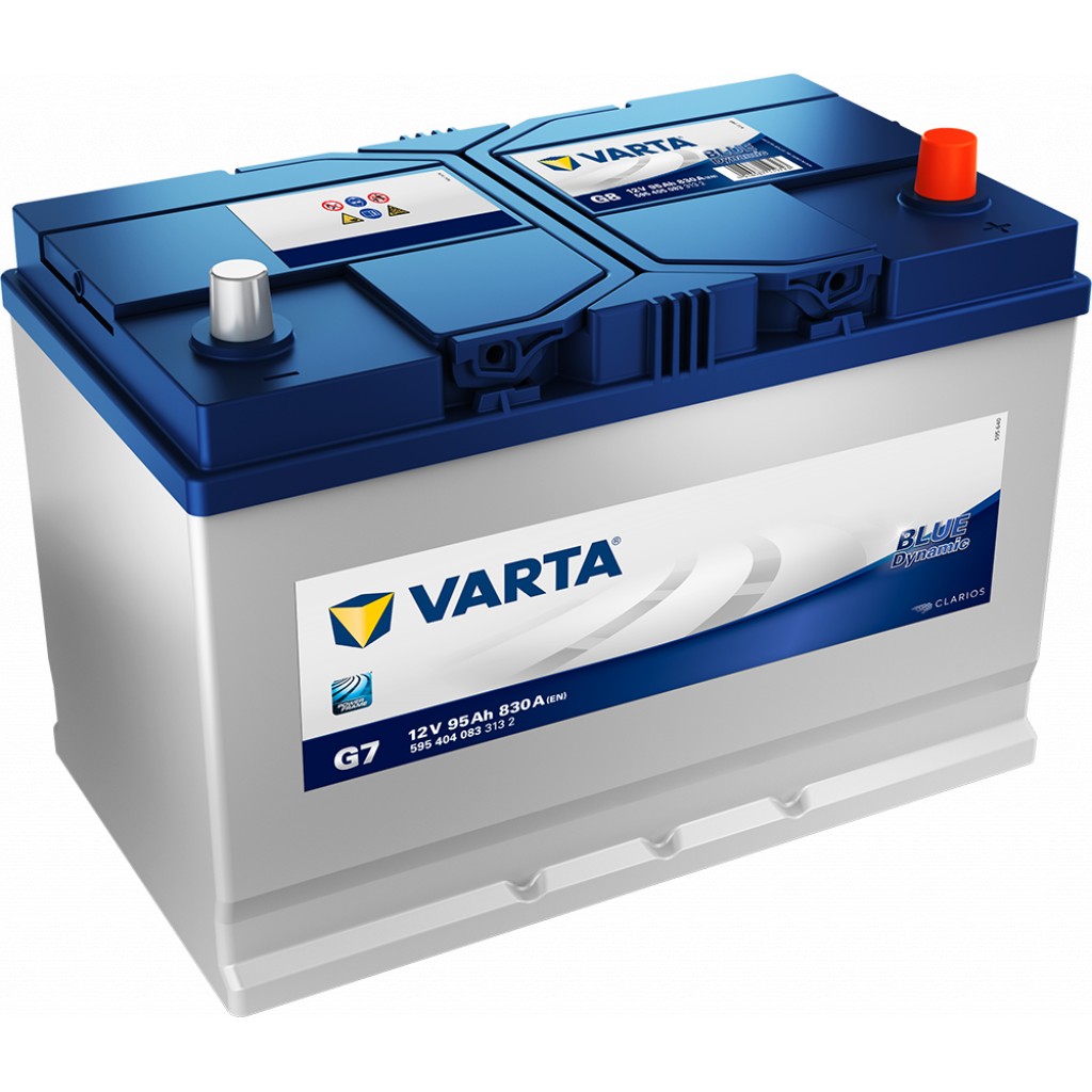 VARTA Startbatteri Blue Dynamic 12V 95AH 830CCA 306x173x200/225mm +høyre G7