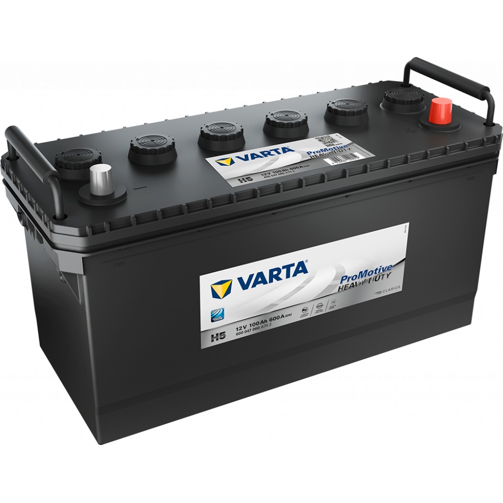 VARTA Promotive Black Batteri 12V 100AH 600CCA 413x175x200/220mm +høyre H5