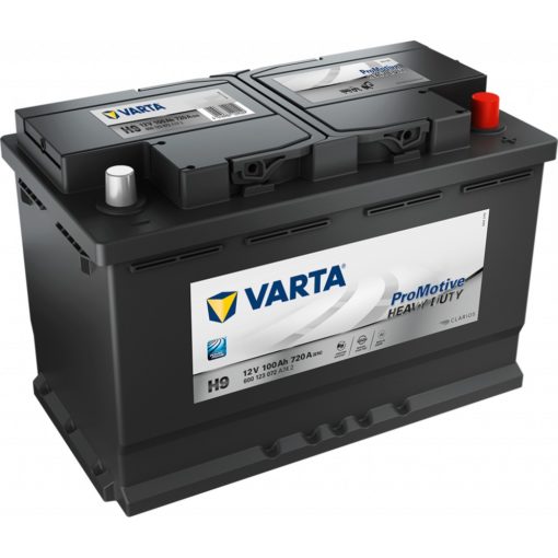 VARTA Promotive Black Batteri 12V 100AH 720CCA 313x175x190/205mm +høyre H9
