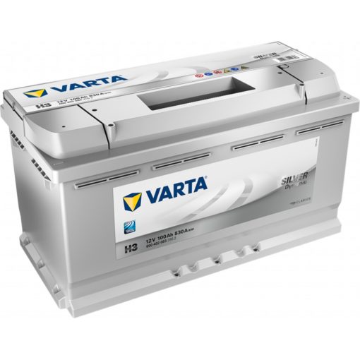 VARTA Silver Dynamic Batteri 12V 100AH 830CCA 353x175x190/190mm +høyre H3