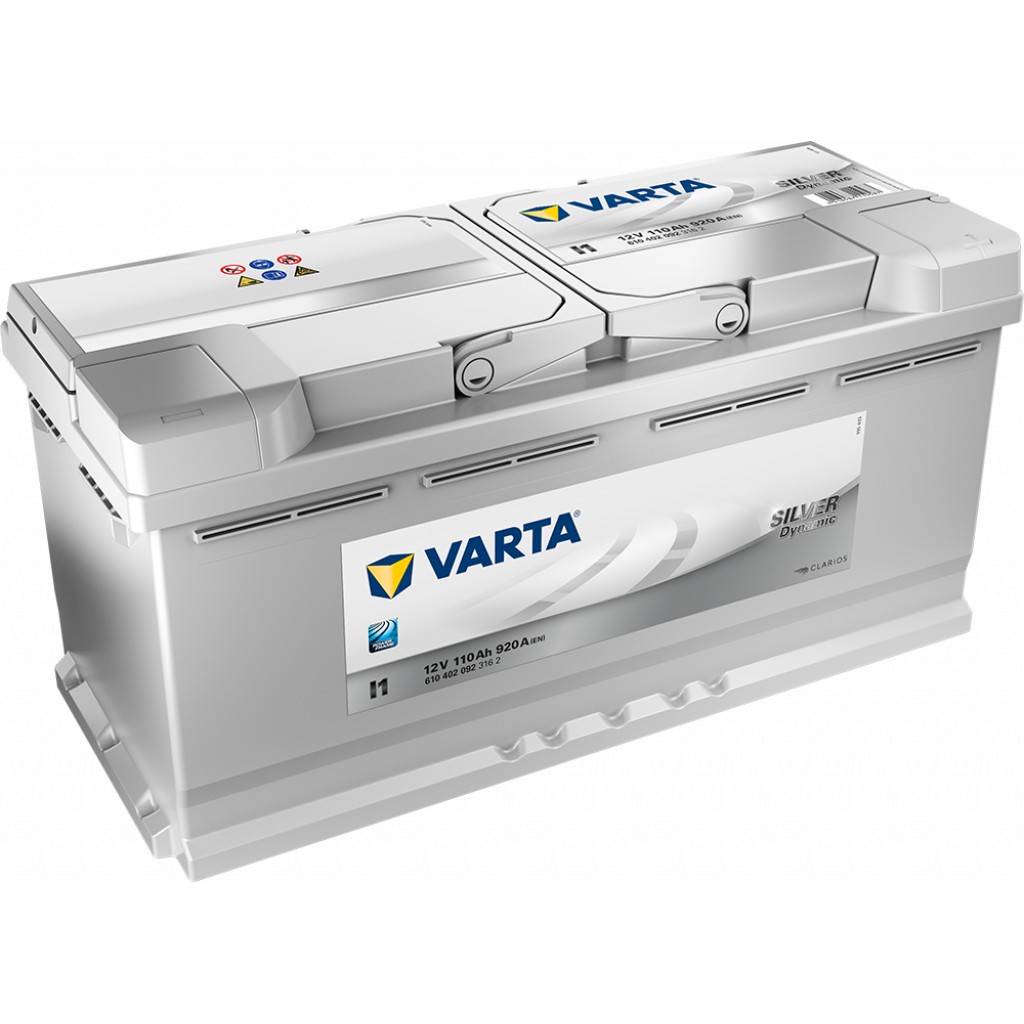 VARTA Silver Dynamic Batteri 12V 110AH 920CCA 393x175x190/190mm +høyre I1