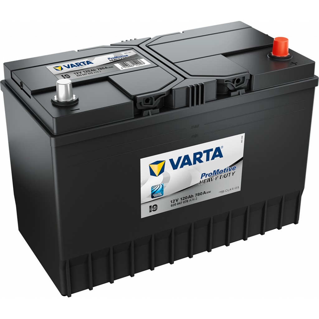 VARTA Promotive Black Batteri 12V 120AH 780CCA 347x173x210/234mm +høyre I9