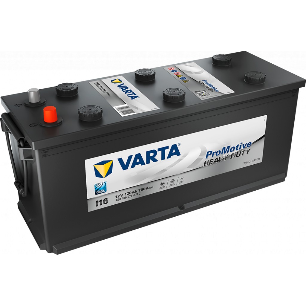 VARTA Promotive Black Batteri 12V 120AH 760CCA 510x175x210/235mm +høyre I16