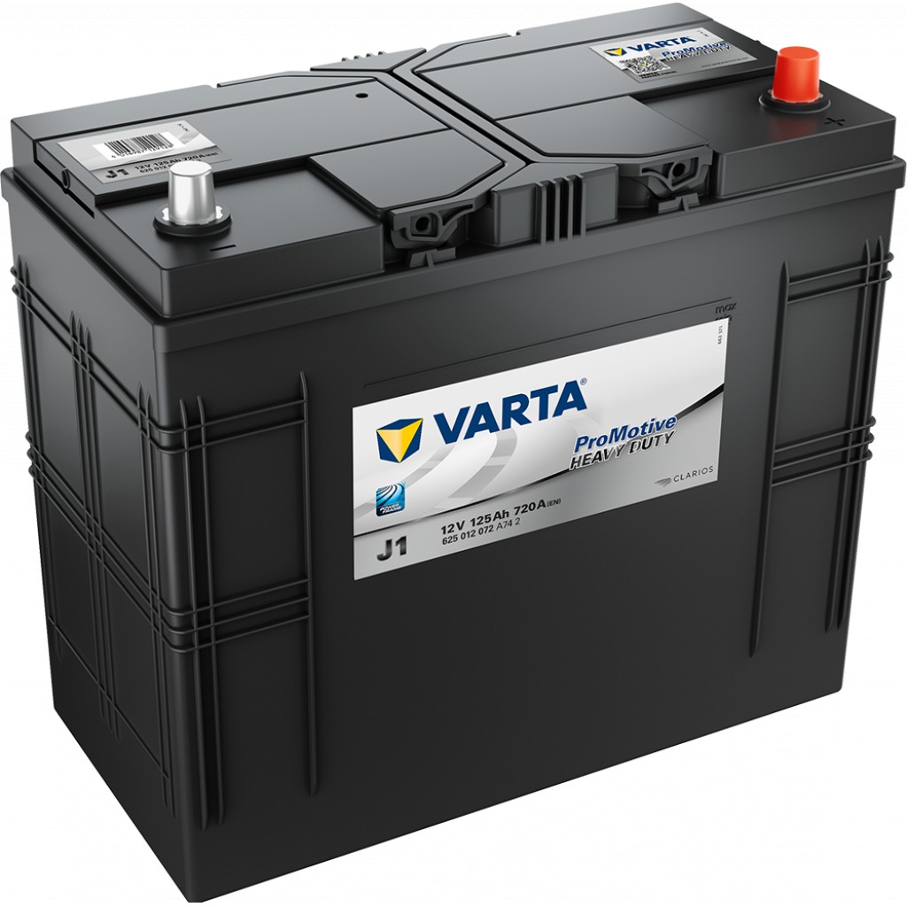 VARTA Promotive Black Batteri 12V 125AH 720CCA 349x175x270/290mm +høyre J1
