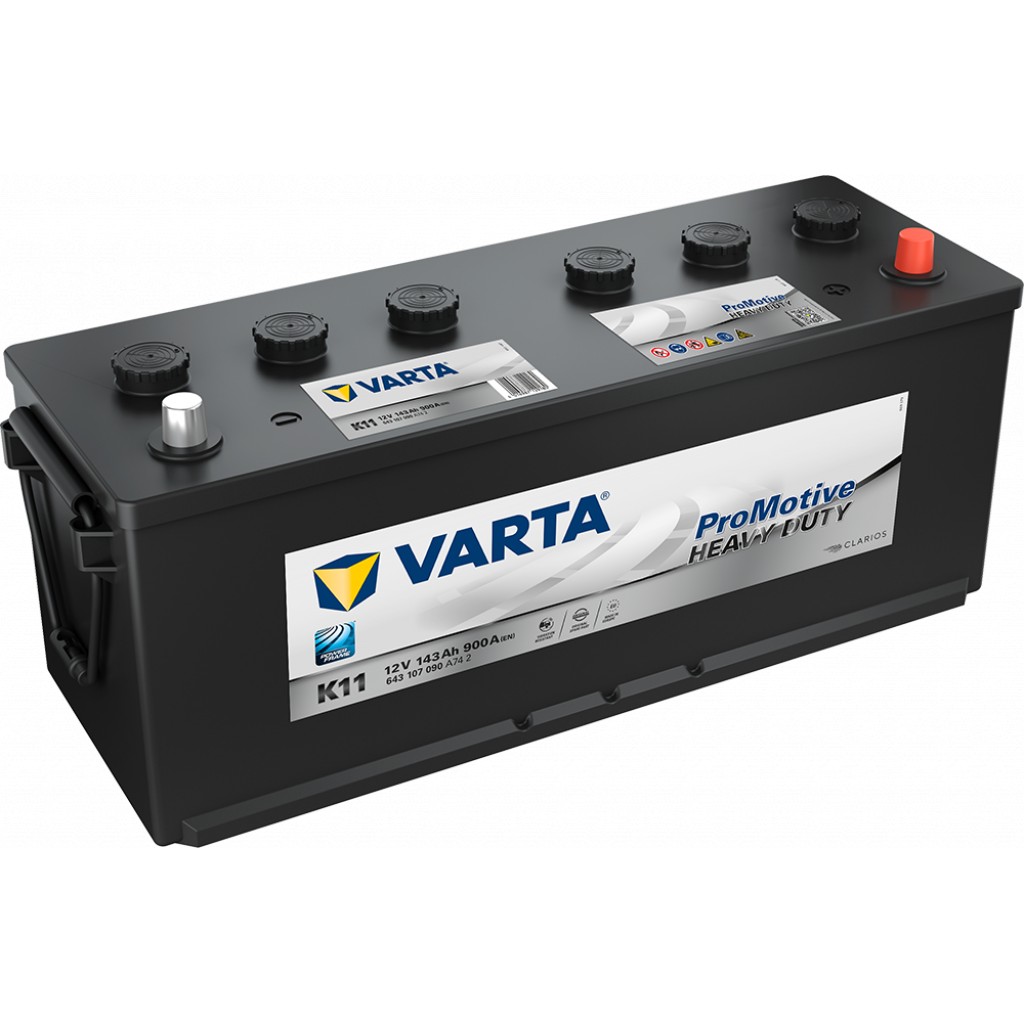 VARTA Promotive Black Batteri 12V 143AH 900CCA 508x174x190/205mm +høyre K11