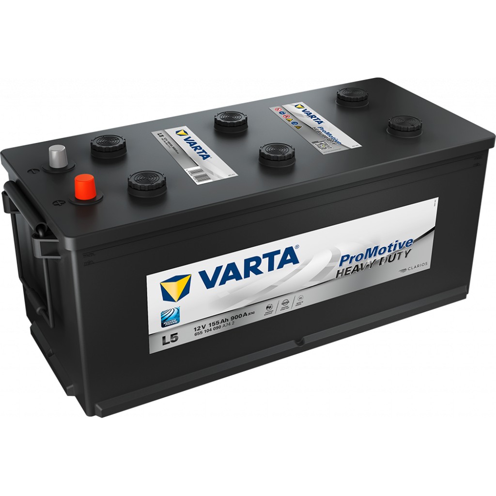 VARTA Promotive Black Batteri 12V 155AH 900CCA 510x218x210/230mm +høyre L5