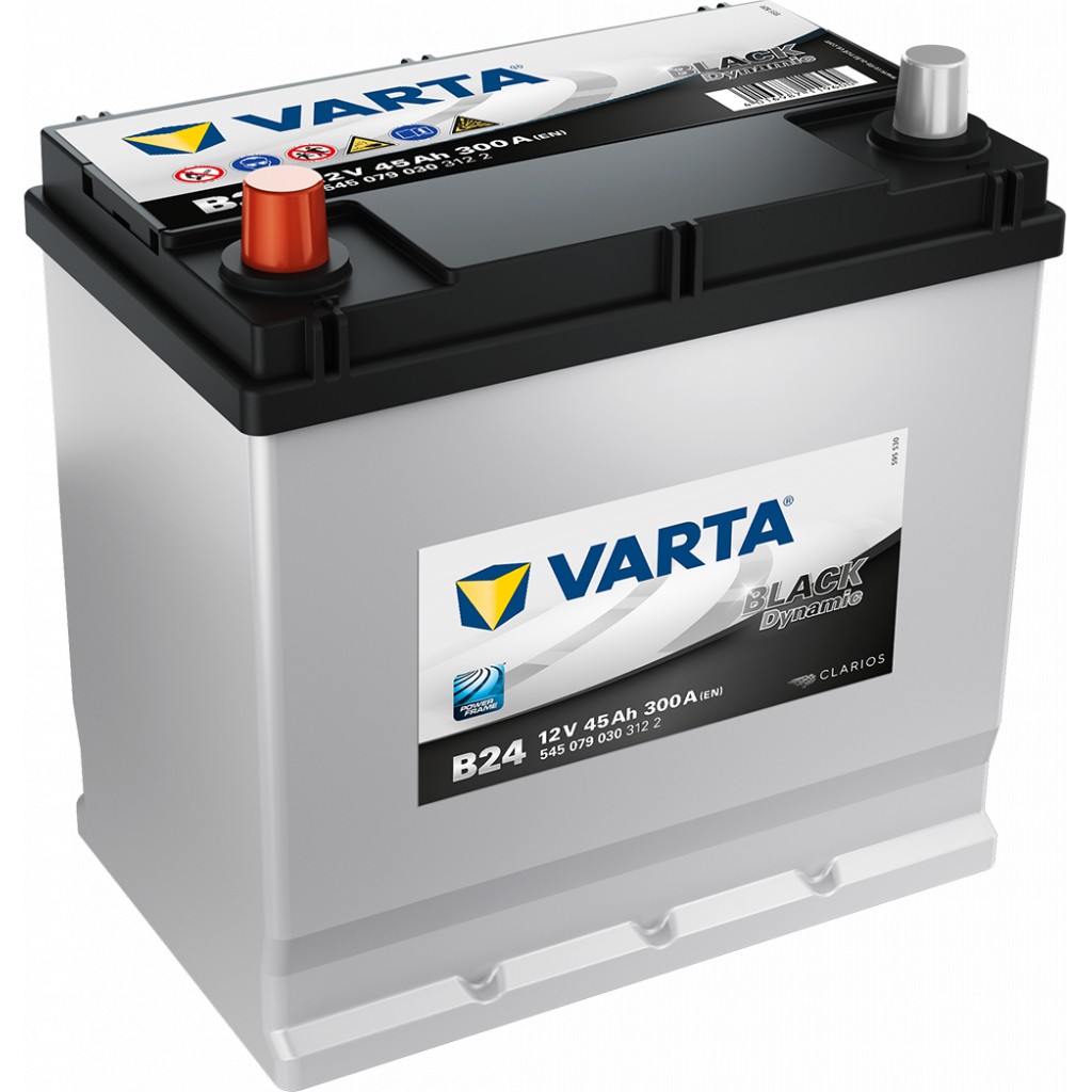 VARTA Black Dynamic Batteri 12V 45AH 300CCA 219x135x200/225mm +venstre B24