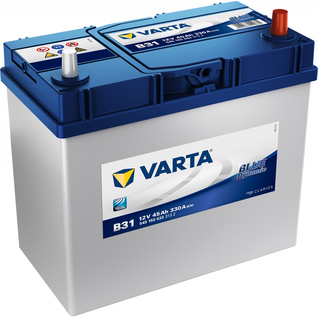 VARTA Blue Dynamic Batteri 12V 45AH 330CCA 238x129x200/227mm +høyre B31
