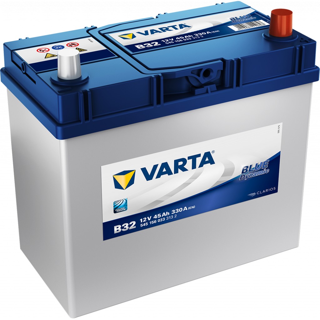 VARTA Blue Dynamic Batteri 12V 45AH 330CCA 238x129x200/227mm +høyre B32