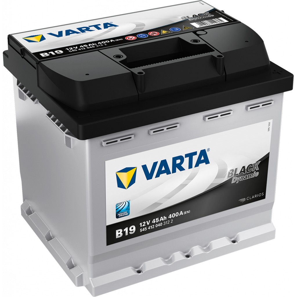 VARTA Black Dynamic Batteri 12V 45AH 400CCA 207x175x190/190mm +høyre B19