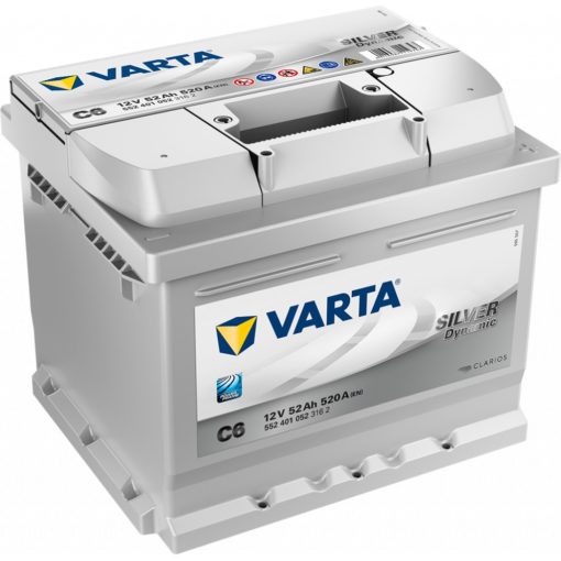 VARTA Silver Dynamic Batteri 12V 52AH 520CCA 207x175x175/175 +høyre C6