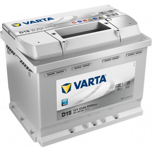 VARTA Silver Dynamic Batteri 12V 63AH 610CCA 242x175x190/190mm +høyre D15