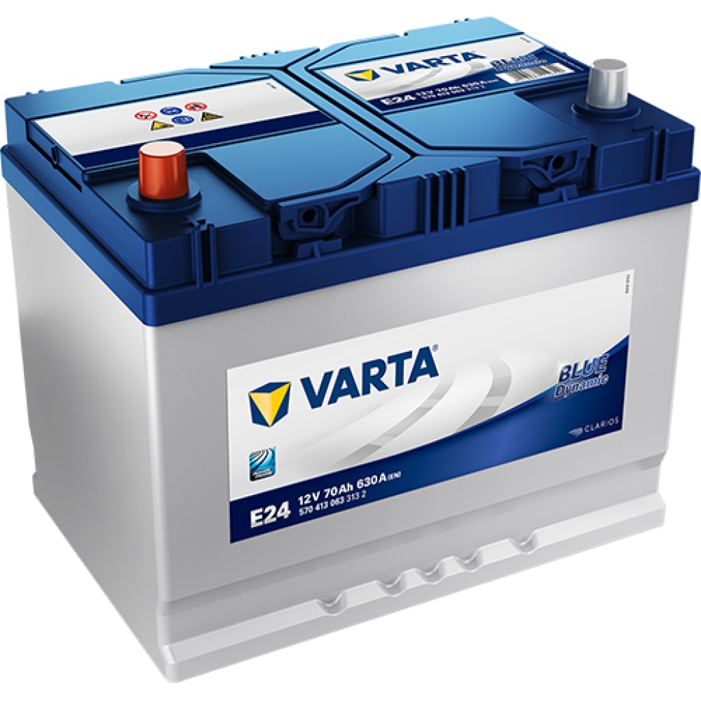 VARTA Blue Dynamic Batteri 12V 70AH 630CCA 261x175x200/220mm +venstre E24