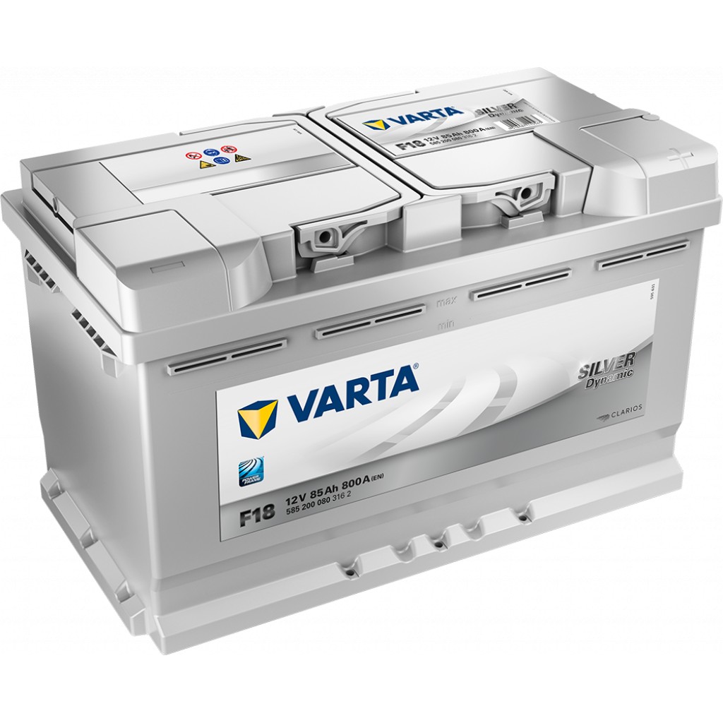 VARTA Silver Dynamic Batteri 12V 85AH 800CCA 315x175x175/175mm +høyre F18